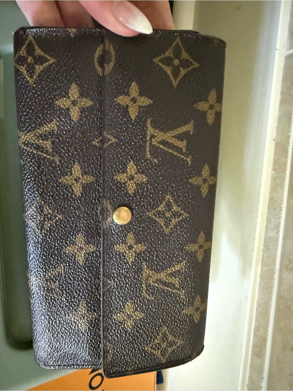Louis Vuitton Monogram Snap Continental Wallet - Brown & Gold